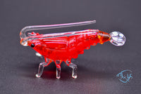 Load image into Gallery viewer, Glass Shrimp Ornament
