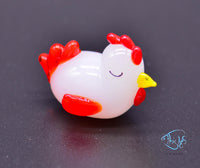 Load image into Gallery viewer, Glass Chicken Ornament
