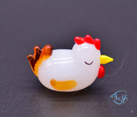 Load image into Gallery viewer, Glass Chicken Ornament

