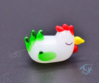 Load image into Gallery viewer, Glass Chicken Ornament
