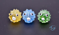 Load image into Gallery viewer, Glass Glowing Puffer Ornament
