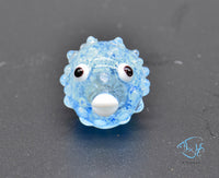 Load image into Gallery viewer, Glass Glowing Puffer Ornament
