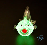 Load image into Gallery viewer, Glass Glowing Goldfish Ornament
