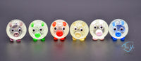 Load image into Gallery viewer, Glass Glowing Pig Ornament
