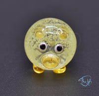Load image into Gallery viewer, Glass Glowing Pig Ornament
