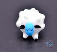 Load image into Gallery viewer, Glass Sheep Ornament
