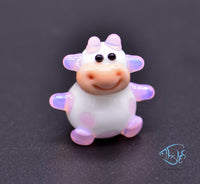 Load image into Gallery viewer, Glass Cow Ornament
