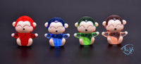 Load image into Gallery viewer, Glass Monkey Ornament
