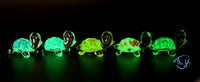 Load image into Gallery viewer, Glass Glowing Turtle Ornament
