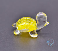 Load image into Gallery viewer, Glass Glowing Turtle Ornament
