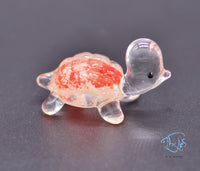 Load image into Gallery viewer, Glass Glowing Turtle Ornament
