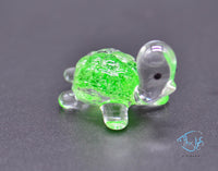 Load image into Gallery viewer, Glass Glowing Turtle Ornament

