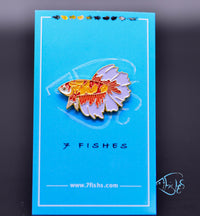 Load image into Gallery viewer, Nemo Halfmoon Betta Enamel Pin
