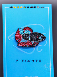 Load image into Gallery viewer, Avatar Betta Enamel Pin
