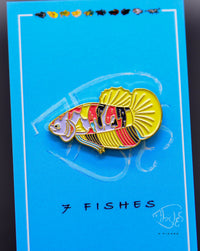Load image into Gallery viewer, Nemo HMPK Betta Enamel Pin
