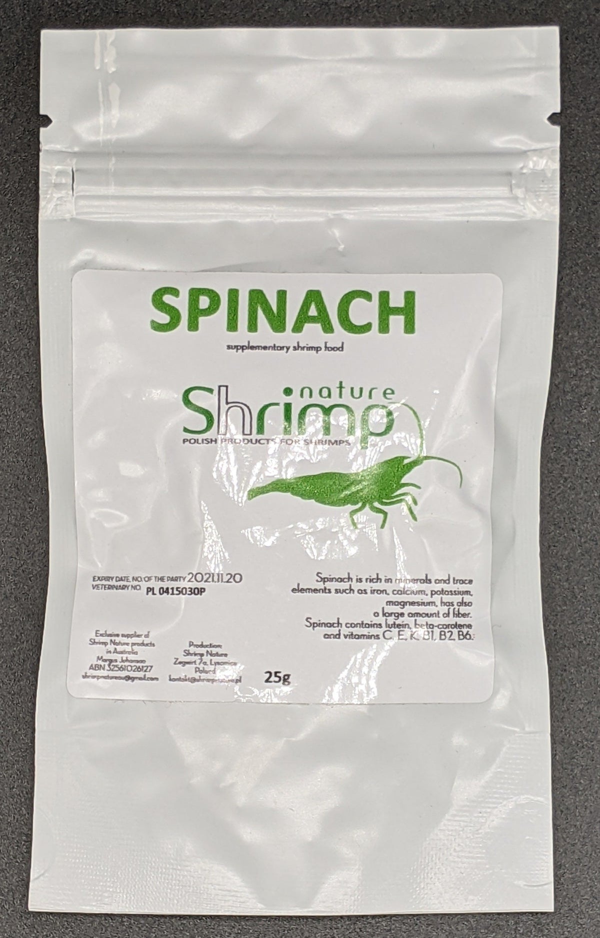 Shrimp Nature Spinach
