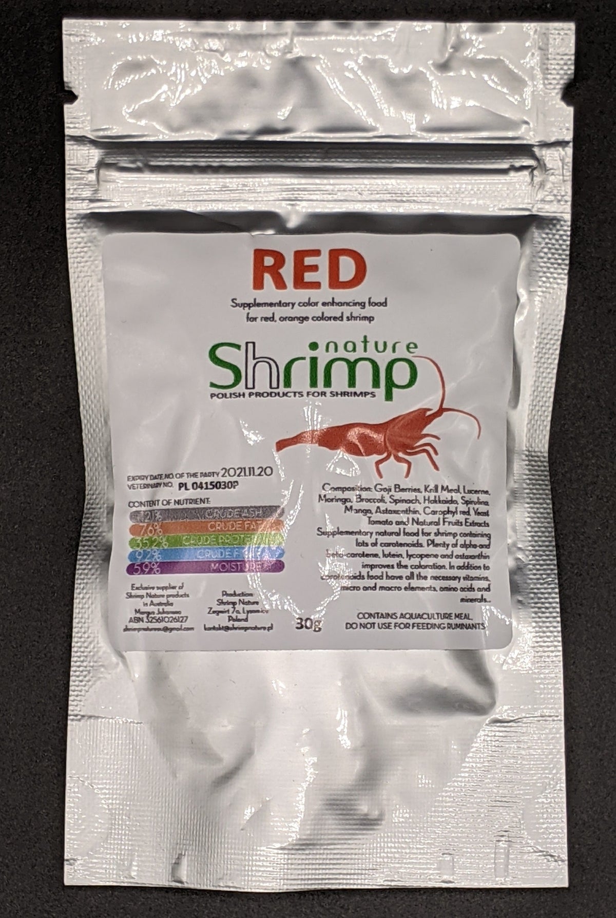 Shrimp Nature Red