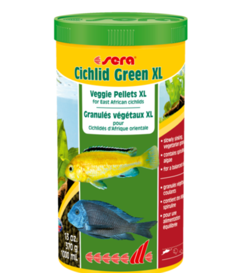 Sera Cichlid Green XL 370g - Seven Fishes