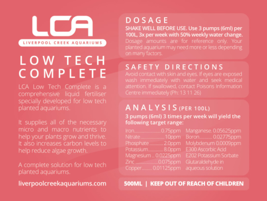 LCA Low Tech Complete Liquid Fertiliser - Seven Fishes